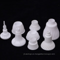 Tenedor de lámpara de cerámica blanco venta de fábrica